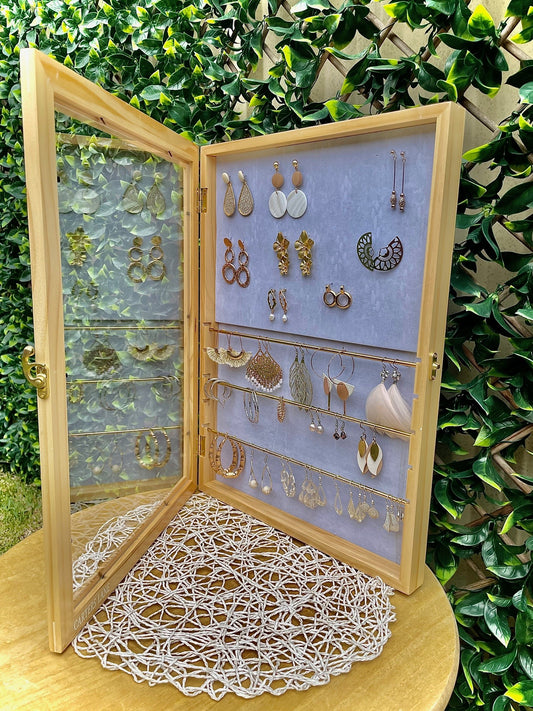 Jewellery Frame - Earrings (Oak)