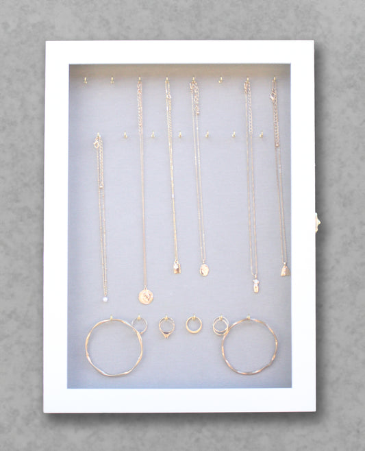 Jewellery Frame - Necklaces (White)